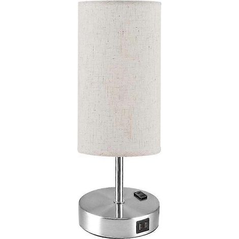 Nachttischlampe fürs Bett mit 2 USB-Chars und Tisch fürs Bett (1/5)