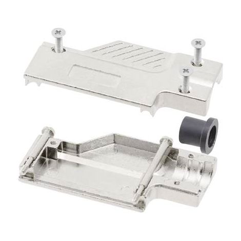 MH Connectors MHDCMR25-ULP 1060-0135-03 Guscio SUB-D Numero Poli (num): 25 Metallo 90 ° Argento 1 pz.