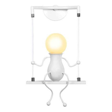 Moderne kreative Wandlampe schlichtes Design schwarzes Licht E27 dekorative Beleuchtung für Kinderzimmer Flur