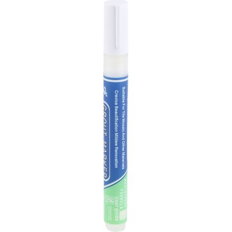 BIGTHUMB Marqueur Pour Joints Carrelage A Base D Eau Peinture Joints Renover Reparer Marqueur Ligne Fuite Joint Avec Embout Rechange Etanche Pour Salle De Bain Cuisine Salon Balcon Sol Restaurer (1/3)