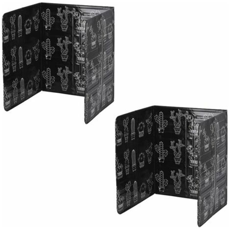 Lot de 2 protections anti éclats Shield Guard anti éclaboussures en aluminium pour cuisine Protection anti éclaboussures et à gaz Protection contre les éclaboussures