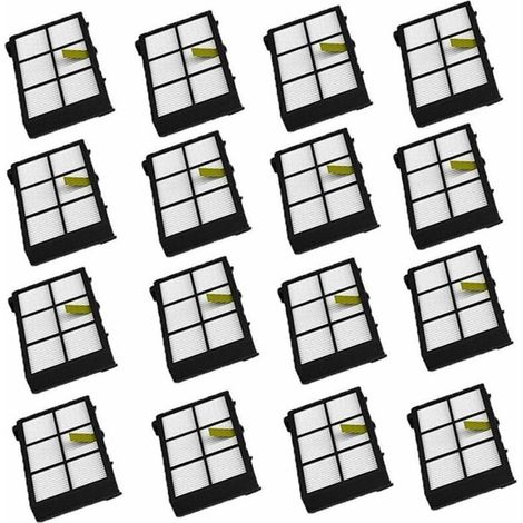 12pcs Filtres pour iRobot Roomba Series 800 900 805 860 866 870 880 980 Accessoires (1/4)
