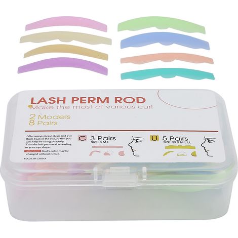 Coussin de perming cils professionnel en silicone, tiges de curling pour cils, outil de lift pour cils (1/5)