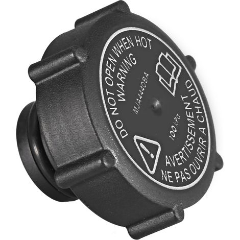 Bouchon de vase d'expansion réservoir liquide refroidissement voiture pour Jaguar X-Type XJ8 XK8 XJR XKR 2003-2009 en ABS noir 55.5x37.3mm neuf 1 pièce (1/5)