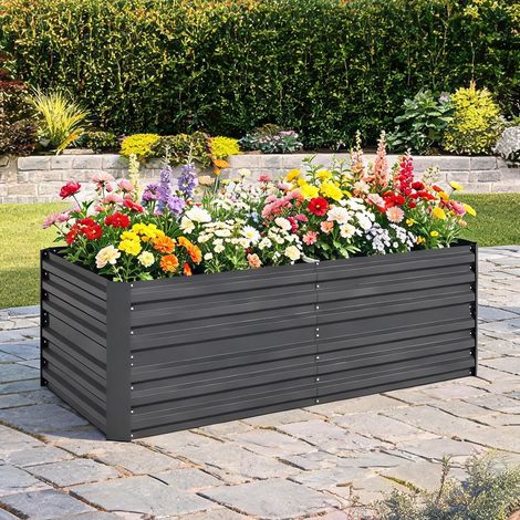 SunJet Porte-plantes, étagère à plantes, Carré potager rectangulaire - Réf. 6CFWPJFG1A9F (1/5)