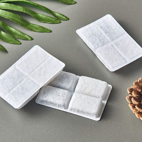 6er-Packung Aktivkohlefilter für Katzenbrunnen, Ersatzfilter (1/5)