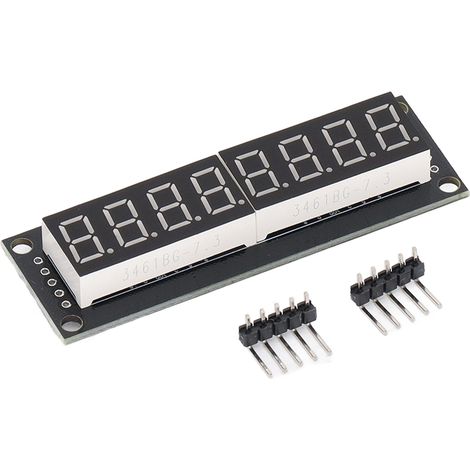 Tube d'affichage numérique LED 0,36 pouce 8 bits 7 segments vert pour module d'horloge lumineuse (1/5)