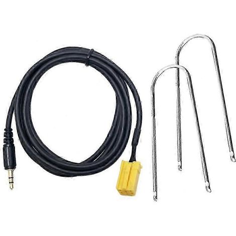 Câble adaptateur d'entrée auxiliaire 3,5 mm pour Alfa Romeo 159 Fiat Grande Punto - JS (1/5)