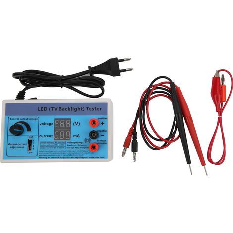 Digitaler LED-Tester mit Strom- und Spannungseinstellung, Lampenwartungswerkzeug, 100–240 V EU-kompatibel