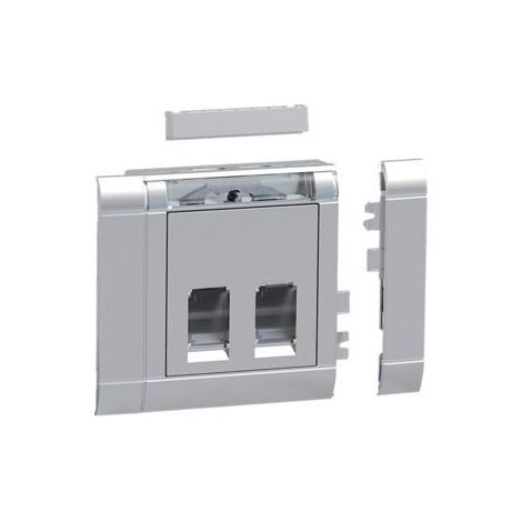 GSETDM032LAN - ACCESSOIRE DE PLINTHES ÉLECTRIQUES - GSETDM032LAN - DOUILLE RJ45 - 1 PIÈCE HAGER