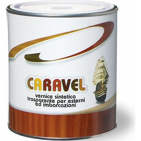 Vernice Sintetica Lucida per Legno Caravel Laiv colore Trasparente 0,375 Lt.