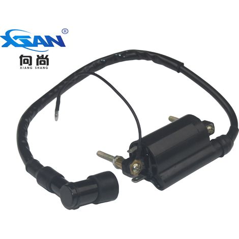 Bobine d'allumage pour moto compatible avec Kawasaki Bayou 185 KLF185A. (1/2)