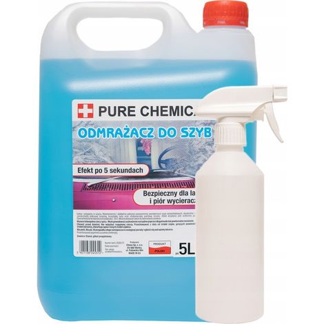 Scheibenenteiser Pure Chemical - 5L - -40°C - Umweltfreundlich - Kratzschutz - Angenehmer Duft