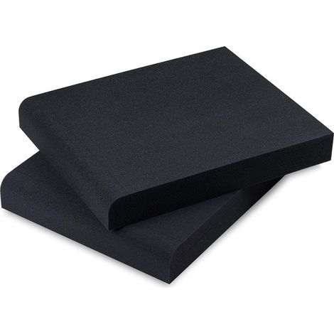 Coussinets d'isolation acoustique haute densité Polyuréthane 30cm pour moniteurs studio, set de 2 pièces avec 5 configurations d'angle (1/5)