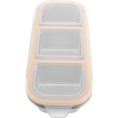 Boîte à lunch Bento multi-compartiments en acier inoxydable avec (1/5)