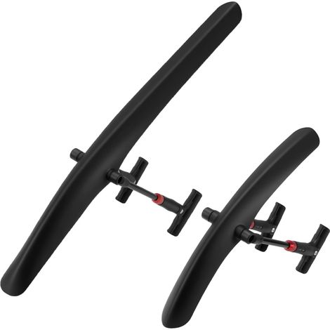 Trintion Professionelles Fahrrad Schutzblech Set 24-29 Zoll Universeller Spritzschutz aus Hochleistungskunststoff Schnellmontage für Mountainbikes E-Bikes & Citybikes (MTB)
