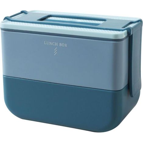 Boîte à bento portable GALPADA, compatible micro-ondes, double (1/5)