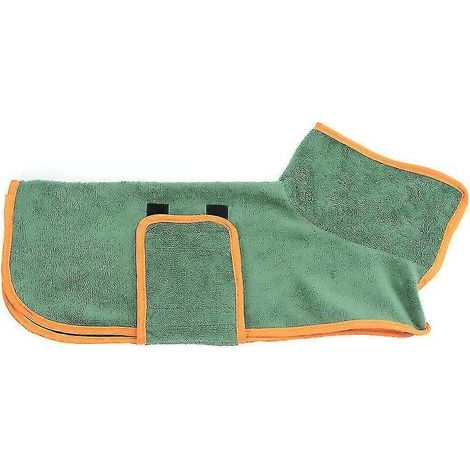 Serviette Absorbante Chien – Peignoir Séchage Rapide Bain Plage Microfibre Chat (1/5)