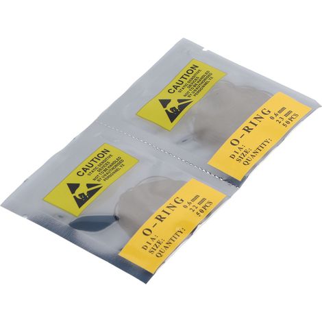 Lot de 950 joints toriques de 0,6 mm, joints d'étanchéité en caoutchouc pour montres, diamètres 12 à 30 mm. (1/5)
