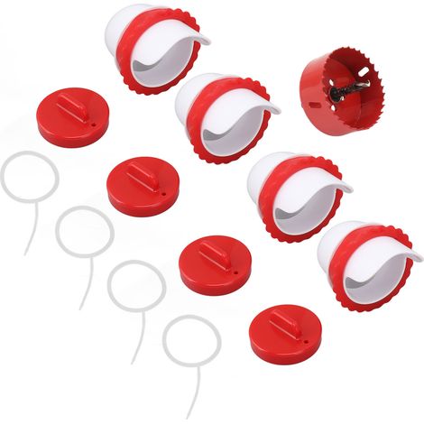 Lot de 4 mangeoires à gravité pour poulets, étanches à la pluie, avec distributeur automatique pour seau ou auge.
