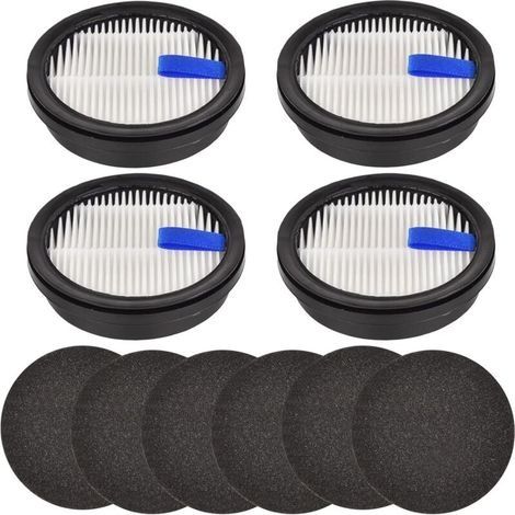 Kit éponge de filtres pour aspirateurs sans fil Afoddon A200PRO/A200 ORFELD B08/C10A/C10G, 4 filtres HEPA, 6 filtres éponge