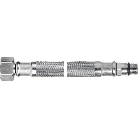 Ferro Raccord Tressé acier 40 cm M10x3/8"