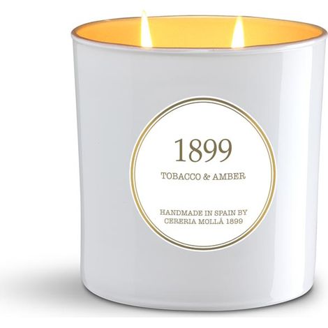 Vela Cereria Molla de tabaco y ámbar de 600 g (1/5)