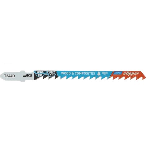 Lames de scie Norton T244D (3 pièces) pour composites et stratifiés (1/2)