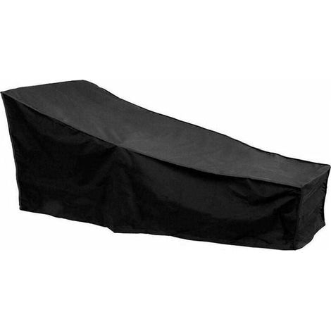 Ahlsen Abdeckung für Liegestühle im Freien – Schutzhülle für Sonnenliegen, UV-/Windschutz/wasserdicht, 210D Oxford-Gewebe, Abdeckung für Garten-Liegestühle, 200 x 68 x 40–70 cm (1/5)