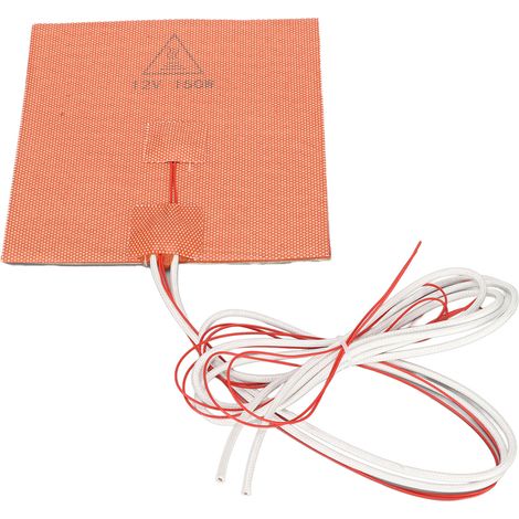Hochtemperatur-Silikon-Heizmatte mit Kleberückseite, 3D-Druckerzubehör, 150 x 150 mm, 12 V, 150 W (1/5)