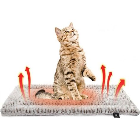 Thermisches Katzenkissen, Haustierbett, extra warm, für drinnen und draußen, für kleine und große Tiere, Kätzchen und Welpen (1/4)