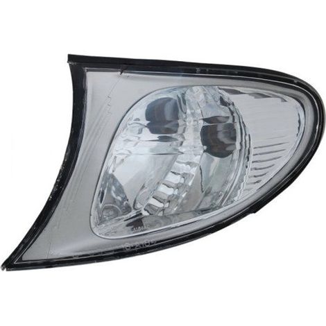 Feu clignotant avant gauche blanc avec bord chromé BMW Serie 3 E46 phase 2 2001-2005