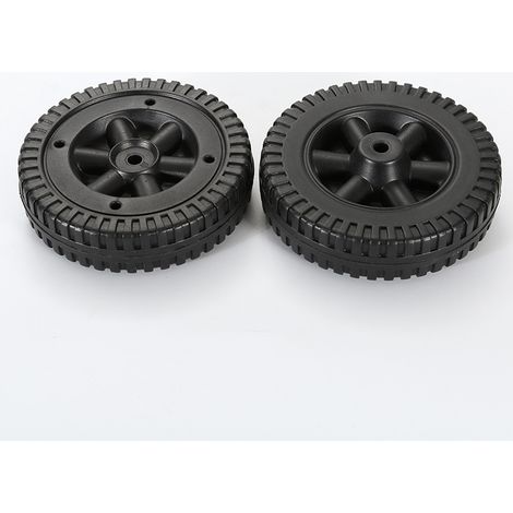Roues - 15cm x 3.5cm - 2 pièces - Adaptées pour barbecue et outils de jardin (1/5)