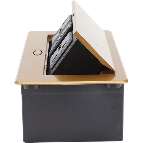 Prise multiple 3 ports avec 2 ports USB, bloc multiprise 250V, socle mural adaptateur pour bureau et maison, boîtier connecteur électrique (1/5)