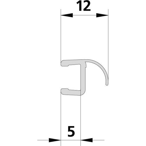 Kermi 6031698 1236 1x Joint de verre