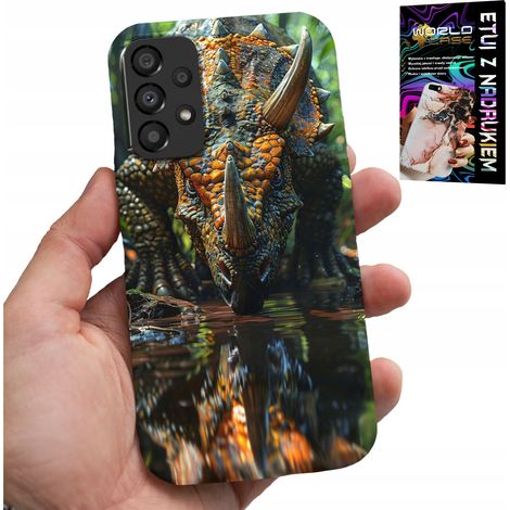 Hülle für Samsung Galaxy A53 5G – Dino-Triceratops-Hülle (1/5)