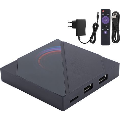 Boîtier TV Android 10.0 H96MAX H616, 4+32GB, 6K Ultra HD, Compatible Prise EU 100-240V (1/5)