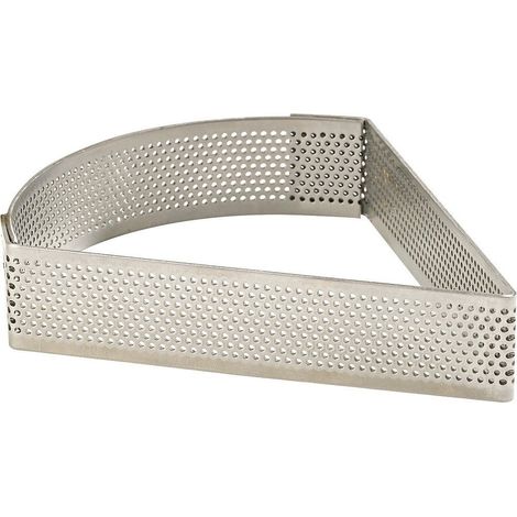 Triangle perforé inox 12x10,5cm H2cm (1/2)