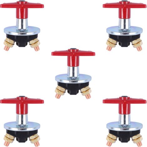 5 interruttori di isolamento batteria fissi da 1500 Amp, interruttore di spegnimento, interruttore di interruzione, interruttore elettrico 12V/24V