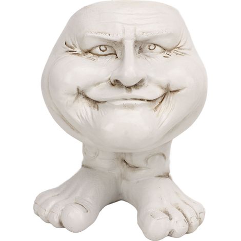 Pot de Fleur Original pour Jardin - Tête Statue Décorative Amusante et Personnalisable, Étanche (1/5)