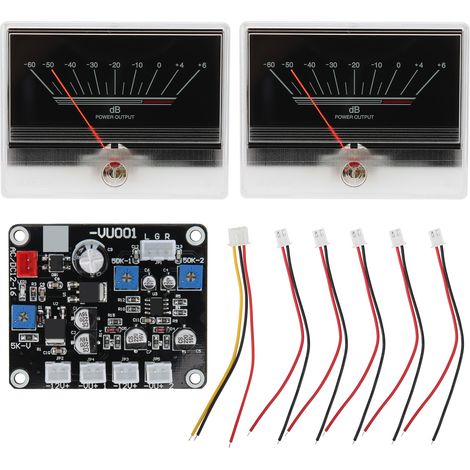 TN‑90A‑S0538 960uA VU-mètre audio de haute précision avec rétroéclairage, indicateur de niveau amplificateur DB (1/5)