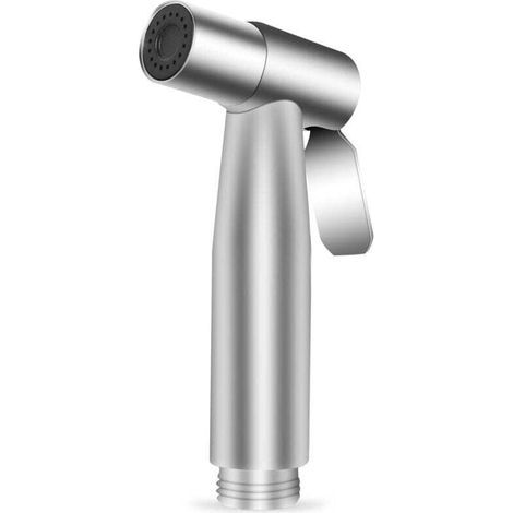 chette de toilette en acier inoxydable, tête de chette de bidet portable pour toilettes, che, baignoire, hygiène, papier toilette, nettoyage de couches (tête de chette uniquement, argentée (1/4)