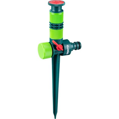 Gartensprenger, einstellbarer Bewässerungswinkelbereich 0° - 360°, maximale Bewässerungsfläche 78 m² (1/5)