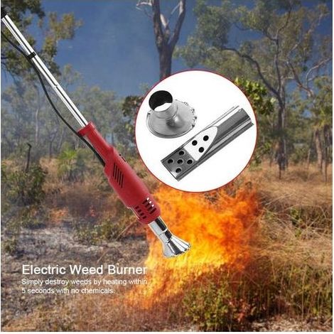 Brûleur mauvaises herbes électrique 2 en 1 – sans produits chimiques – EU 220V – destructeur herbes