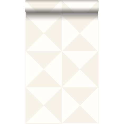 papier peint forme graphique blanc - Origin Wallcoverings (1/5)