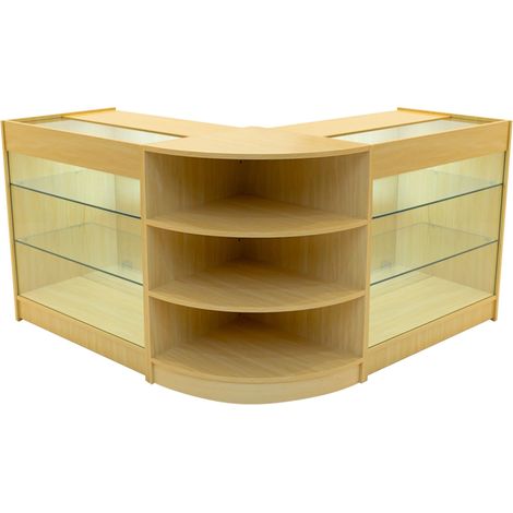 Apollo LED Shop Counter Set LM60 & 2 x K900 - Maple