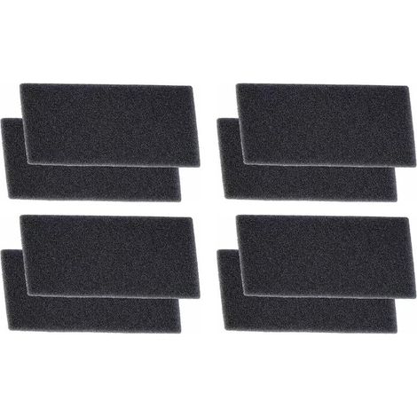 Kit de 8 filtres pour sèche-linge Bauknecht Privileg Whirlpool HX - 225 x 107 x 8 mm - filtre éponge - cartouche filtrante (1/5)