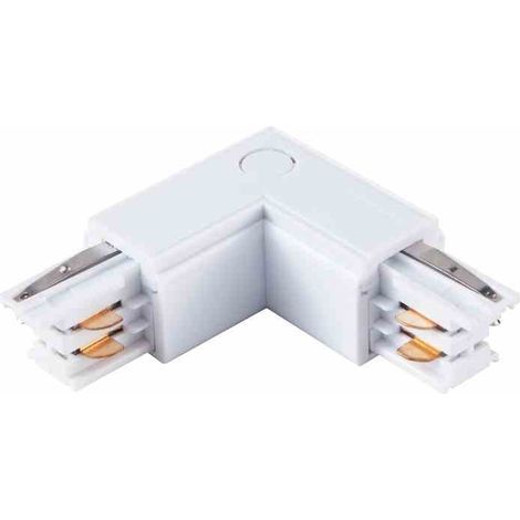 Connettore per sistema a binario ML7087 bianco Milagro