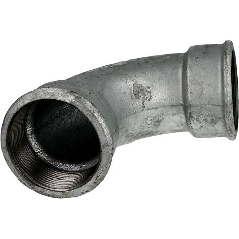 Raccord en fonte malléable coude court 2’’ FF/FF