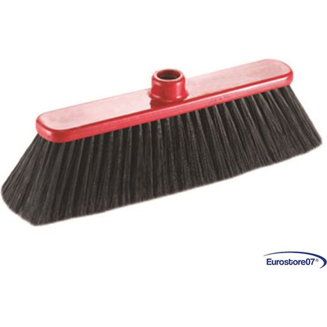 SCOPA DOMESTICA MARY TESTA ROSSA 	 cm.27,5x5x11h.  senza manico   pz 12 (1/3)
